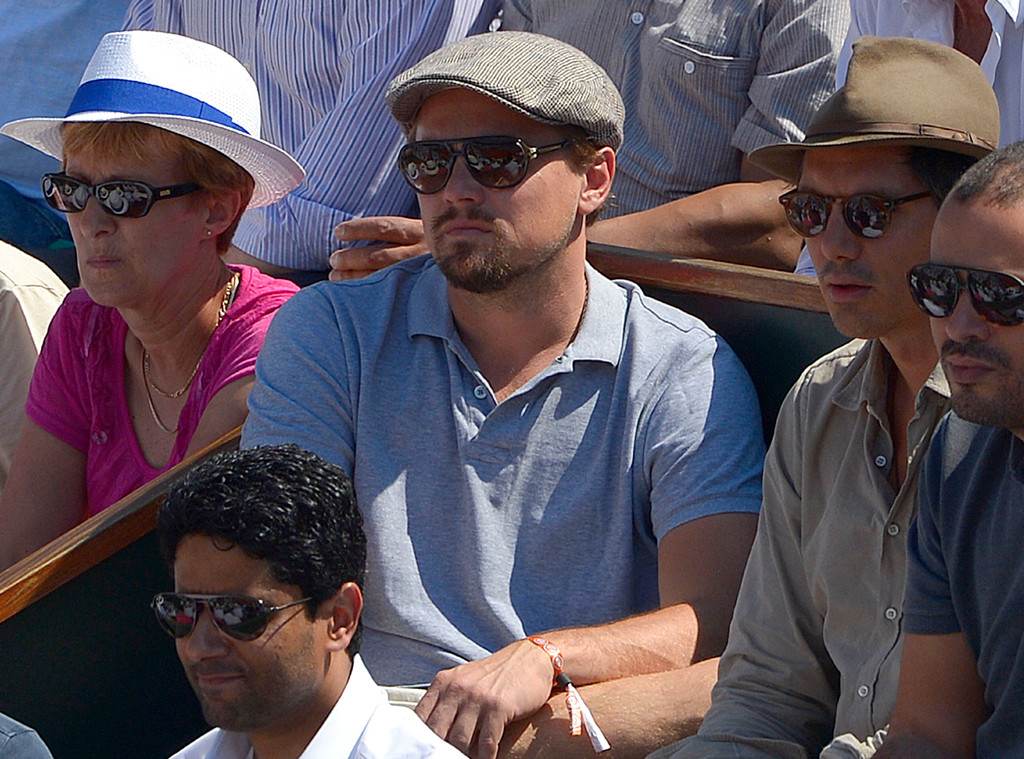 A Man, a Hat and Some Tennis from Leonardo DiCaprio + His Newsboy Cap