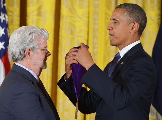 President Barack Obama, Director George Lucas President Barack Obama, Director George Lucas