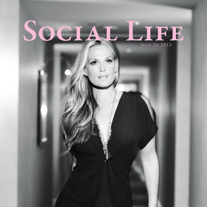 Molly Sims Covers Social Life Magazine in Little Black Dress and