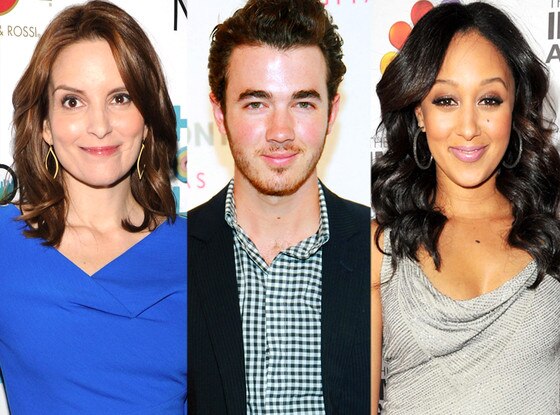 Tina Fey, Kevin Jonas, Tamera Mowry Tina Fey, Kevin Jonas, Tamera Mowry
