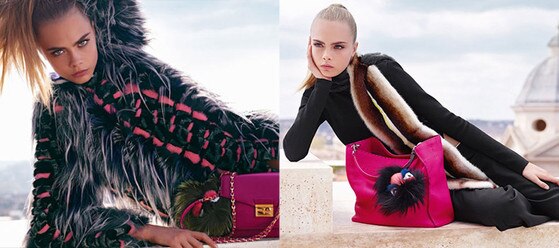 Cara Delevingne, Fendi Cara Delevingne, Fendi