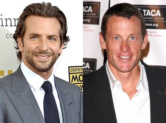 Bradley Cooper, Lance Armstrong Bradley Cooper, Lance Armstrong