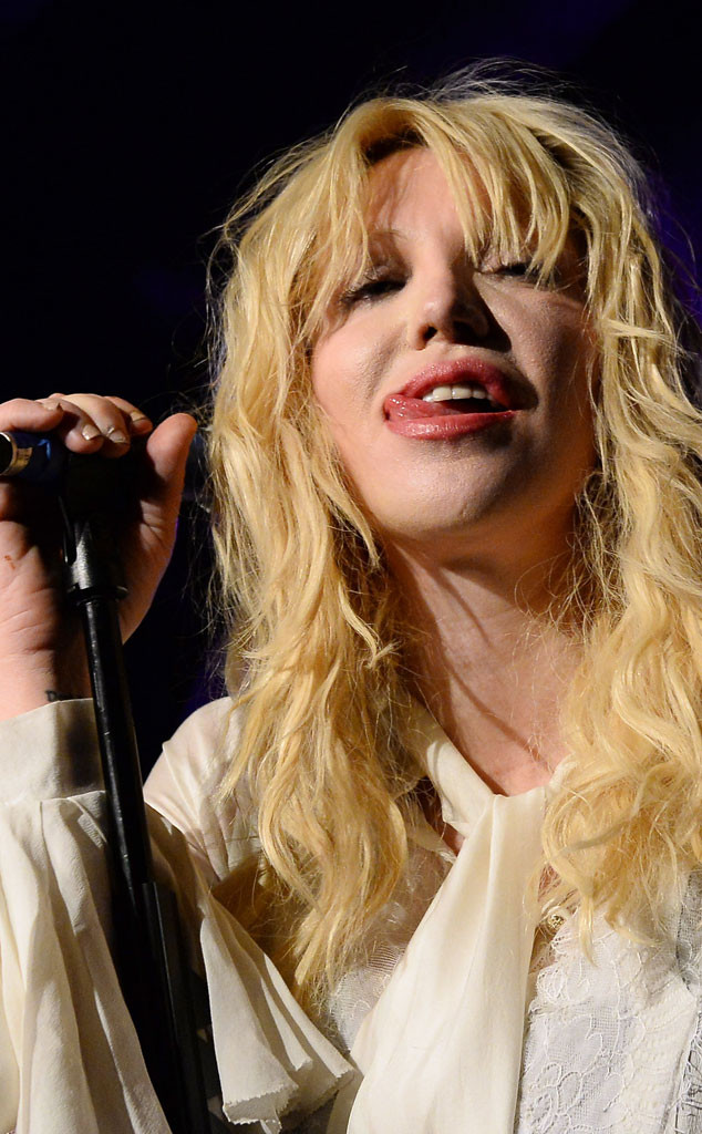 Courtney Love From Stars Sticking Out Their Tongues E News