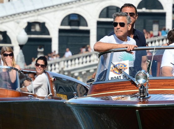 Sandra Bullock, Louis, George Clooney Sandra Bullock, Louis, George Clooney