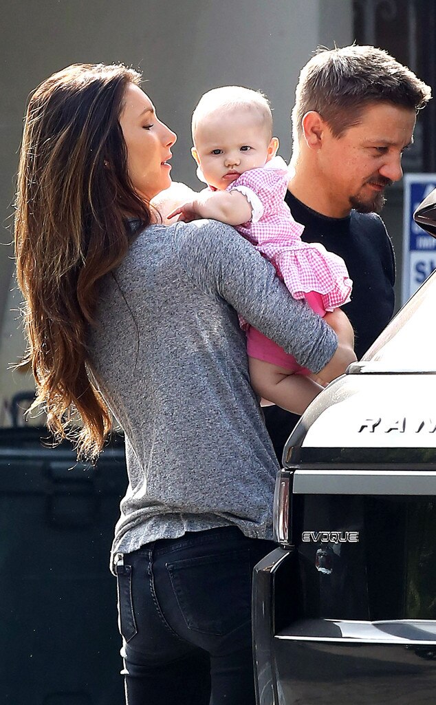 Jeremy Renner Steps Out With Baby Daughter Ava—See the Pics! E! News