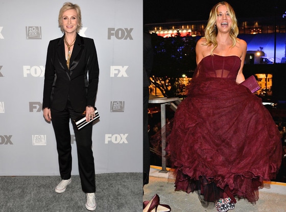 Jane Lynch, Kaley Cuoco, Emmys Jane Lynch, Kaley Cuoco, Emmys