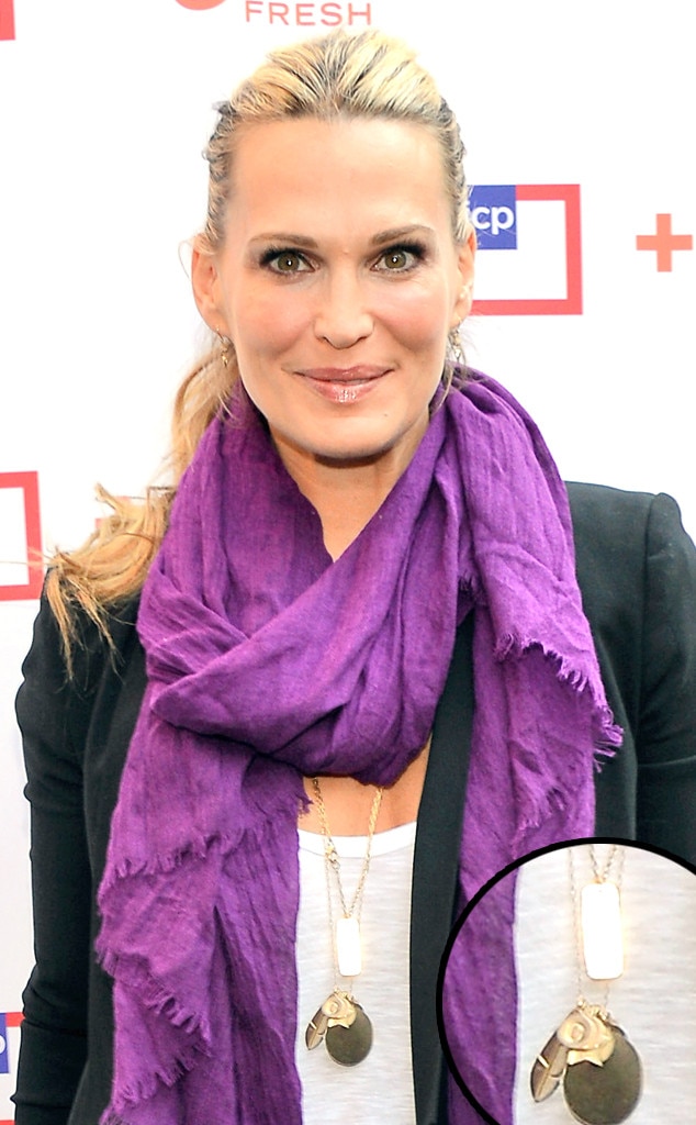 Nameplate Necklaces, Molly Sims