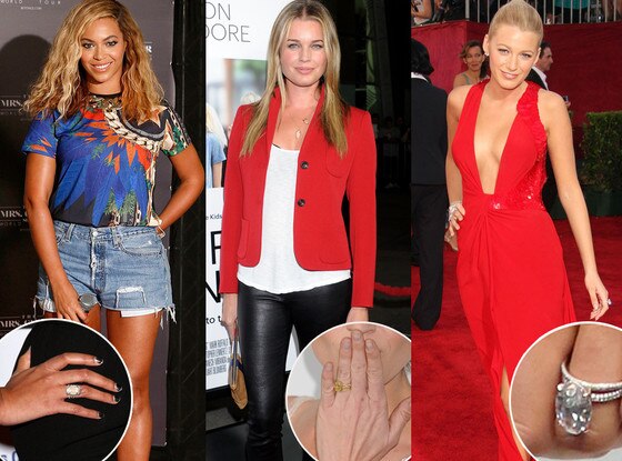Beyonce, Rebecca Romijn, Blake Lively, Engagement Ring Beyonce, Rebecca Romijn, Blake Lively, Engagement Ring