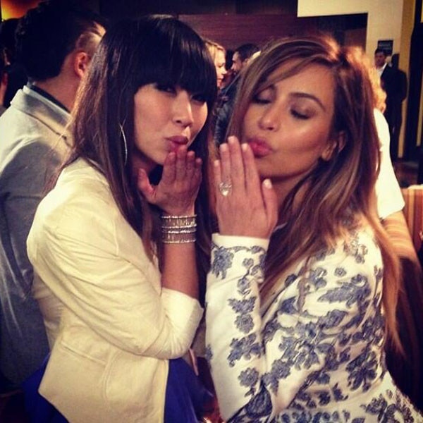 Kim Kardashian, Kanye West, Instagram, Engagement