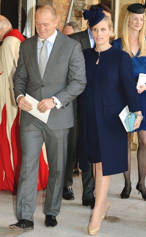 Zara Philips, Mike Tindall, Prince George Zara Philips, Mike Tindall, Prince George