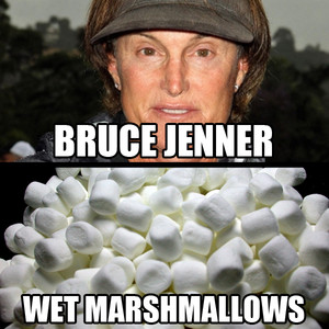 Bruce Jenner Wet Marshmallows from Candy Celebrities Will Be Giving