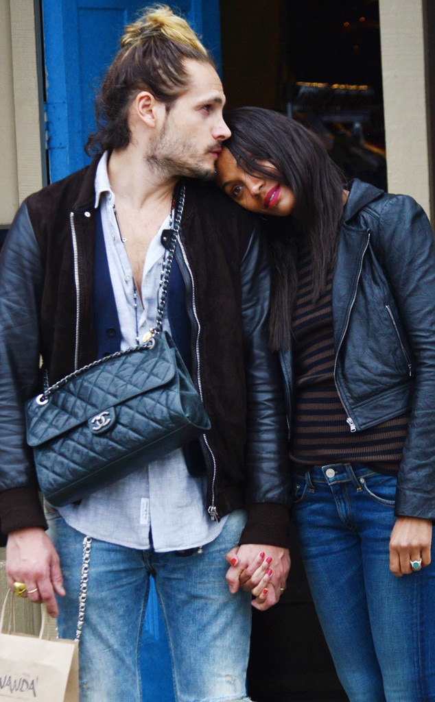 Marco Perego, Zoe Saldana Marco Perego, Zoe Saldana