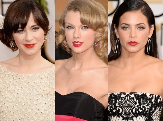 Zooey Deschanel, Taylor Swift, Jenna Dewan, Golden Globes 2014 Zooey Deschanel, Taylor Swift, Jenna Dewan, Golden Globes 2014