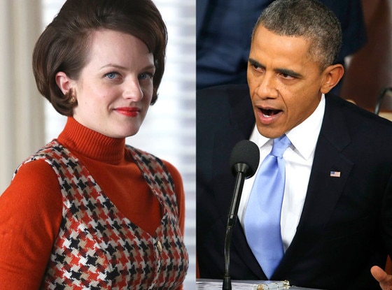 Elisabeth Moss, Barack Obama Elisabeth Moss, Barack Obama