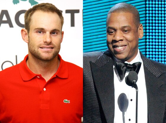 Jay-Z, Jay Z, Andy Roddick Jay-Z, Jay Z, Andy Roddick