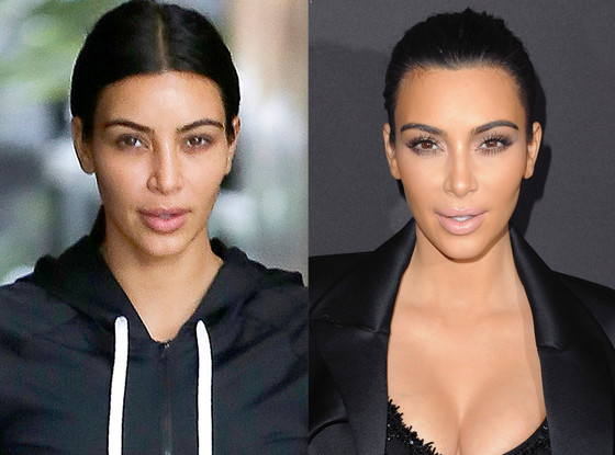 Kim Kardashian From Stars Without Makeup E News 