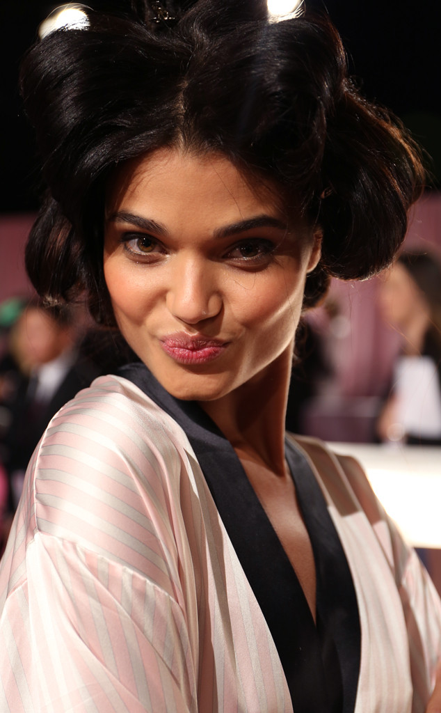 Karlie Kloss from Backstage at the 2014 Victoria's Secret Fashion Show