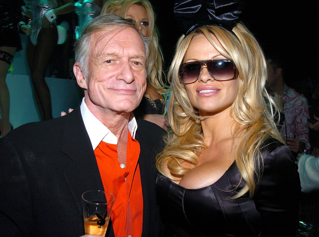 Hugh Hefner, Pamela Anderson