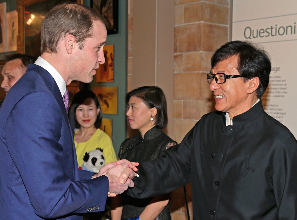 Prince William, Duke of Cambridge, Jackie Chan Prince William, Duke of Cambridge, Jackie Chan