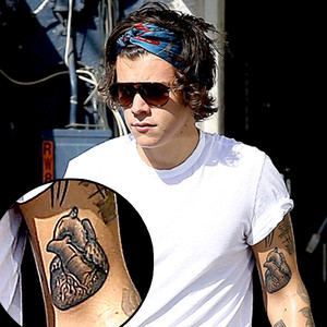 Harry Styles Wears His Heart On His Sleeve Literally—see The One