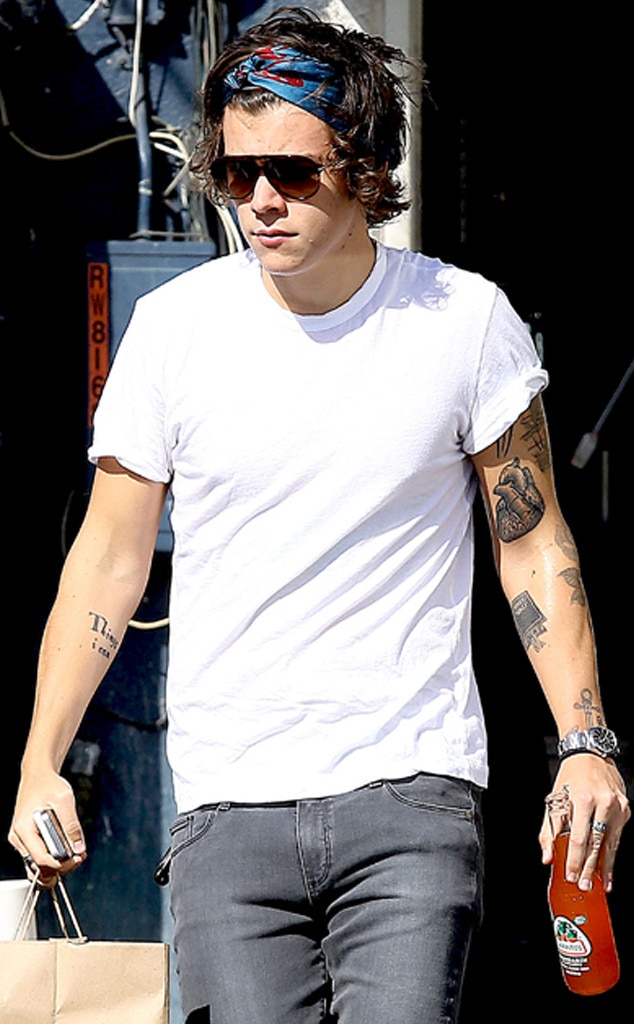 Harry Styles Wears His Heart On His Sleeve Literally —see