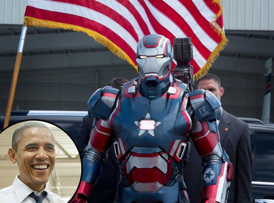 Iron Man 3, Barack Obama Iron Man 3, Barack Obama