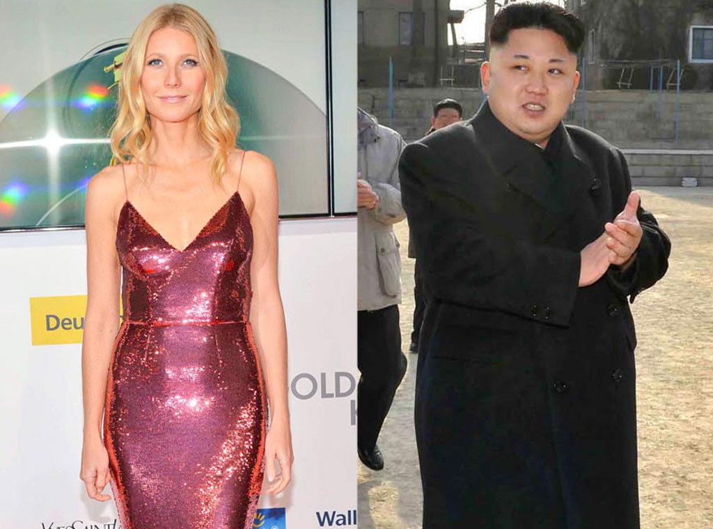Gwyneth Paltrow, Kim Jong-Un Gwyneth Paltrow, Kim Jong-Un