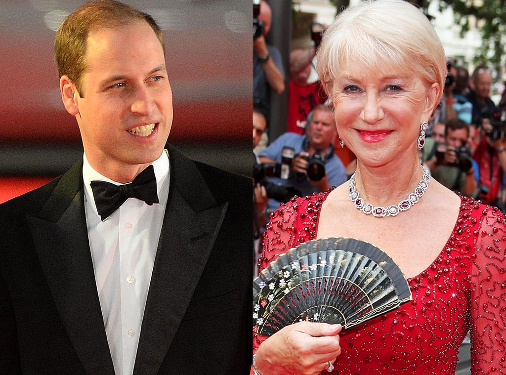 Prince William, Helen Mirren Prince William, Helen Mirren