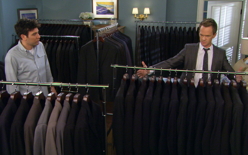 Barneys Sexy Silk Pajamas From How I Met Your Mothers 12 Most Memorable Fashion Moments E News 7706