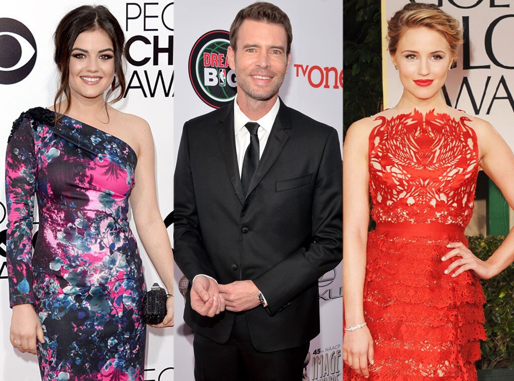 Lucy Hale, Scott Foley, Dianna Agron Lucy Hale, Scott Foley, Dianna Agron