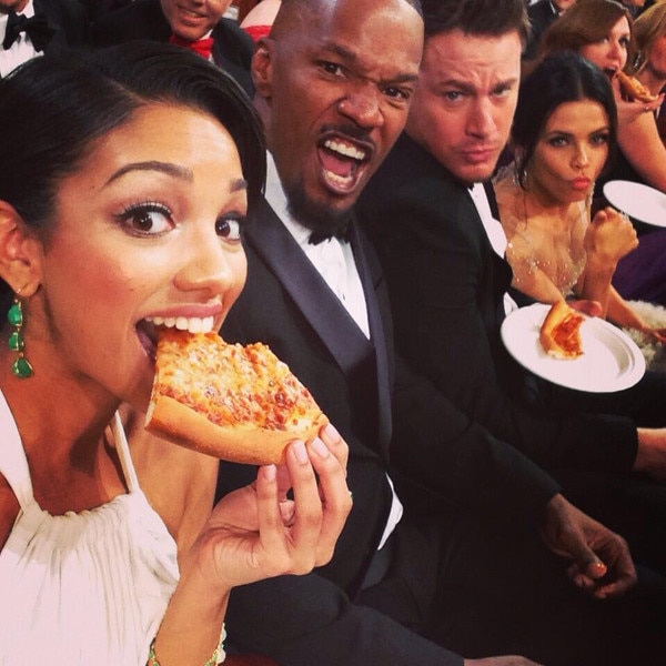 Celebrities Eating Pizza