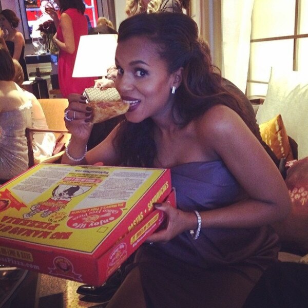 Celebrities Eating Pizza