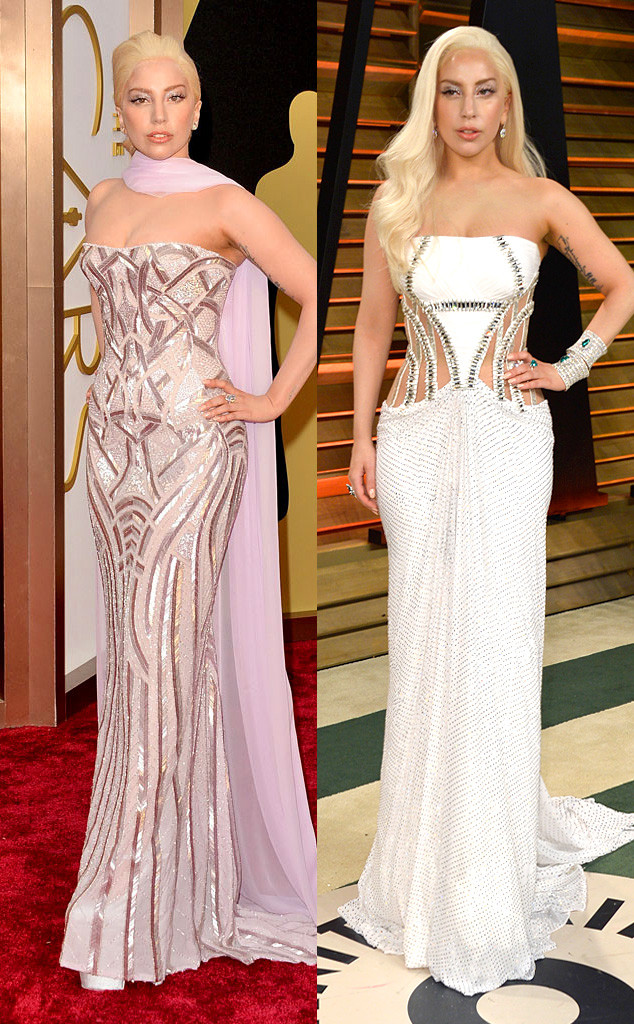 Lady Gaga from Oscars AfterParty Dresses E! News