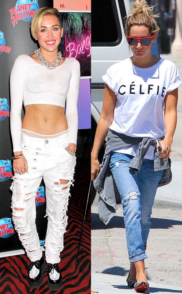 Miley Cyrus, Ashley Tisdale Miley Cyrus, Ashley Tisdale