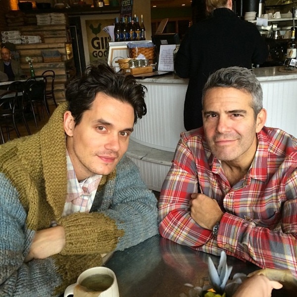 John Mayer, Andy Cohen, Instagram John Mayer, Andy Cohen, Instagram