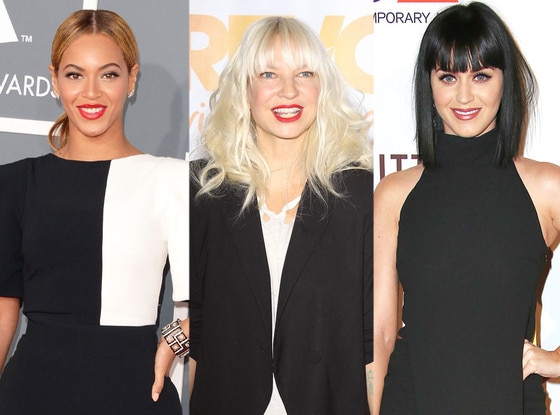 Beyonce, Sia Furler, Katy Perry Beyonce, Sia Furler, Katy Perry