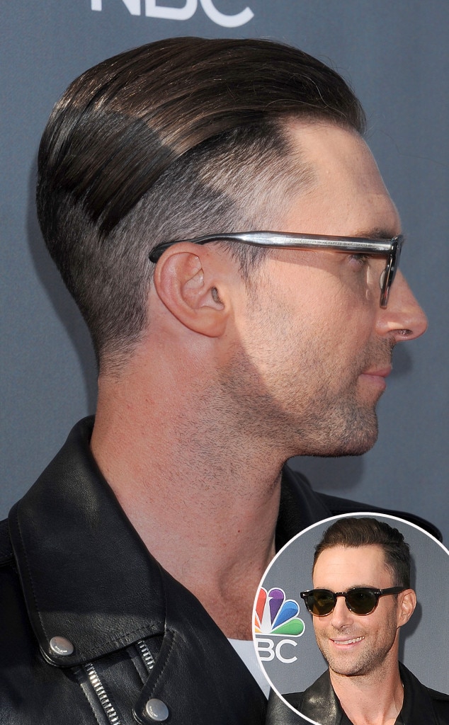 Adam Levine Debuts Crazy Platinum Blond Do—see The Pic E News 9694