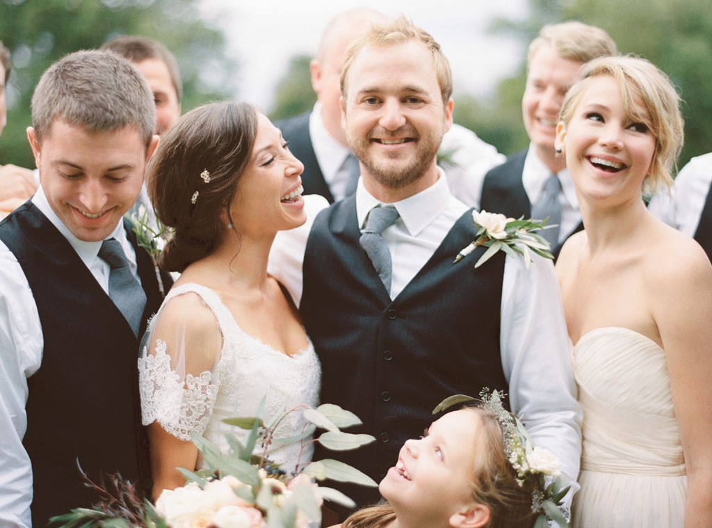 Celebrity Bridesmaids, Jennifer Lawrence, Martha Stewart Weddings