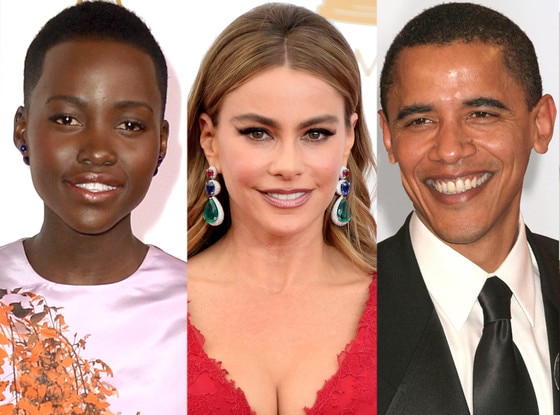 Lupita Nyong'o, Sofia Vergara, Barack Obama Lupita Nyong'o, Sofia Vergara, Barack Obama