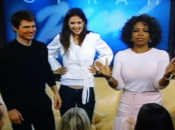 Remember When... Tom Cruise Jumped on Oprah's Couch Because He Was in