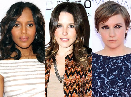 Lena Dunham, Sophia Bush, Kerry Washington Lena Dunham, Sophia Bush, Kerry Washington