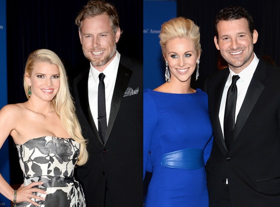 Eric Johnson, Jessica Simpson, Candice Romo, Tony Romo Eric Johnson, Jessica Simpson, Candice Romo, Tony Romo