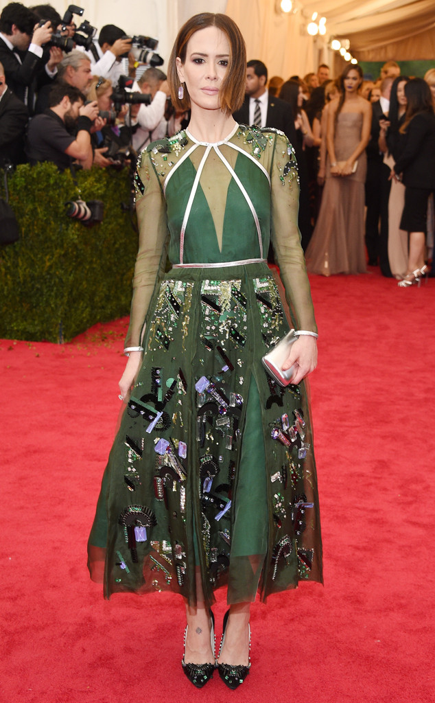 Sarah Paulson from Worst Dressed at the 2014 Met Gala | E! News UK