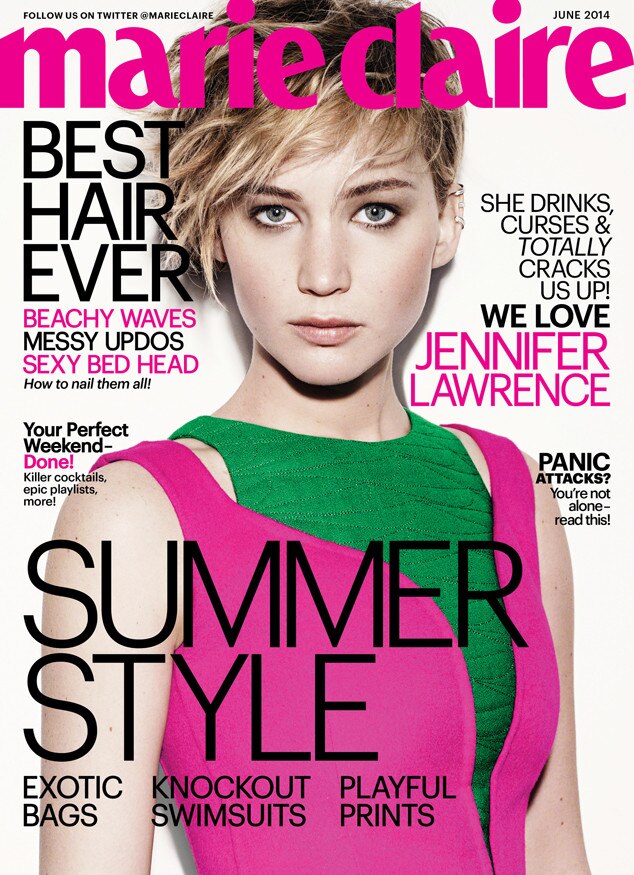 Jennifer Lawrence Ignores Boyfriend Nicholas Hoult and Says She's Not