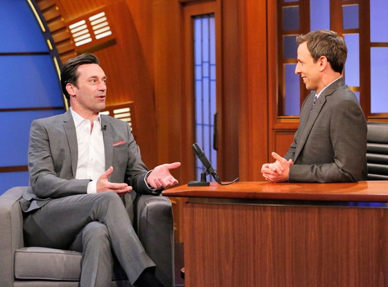 Jon Hamm, Late Night with Seth Meyers Jon Hamm, Late Night with Seth Meyers