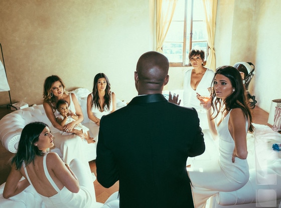 Kim Kardashian Wedding Album Exclusive See New Photos Of North The Bridal Party And Kim And