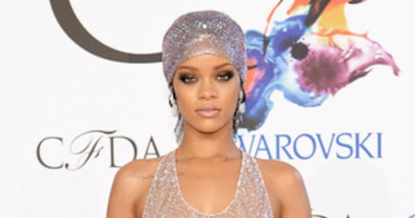 Rihanna Looks Naked in Sheer Outfit at CFDA Awards - E! Online