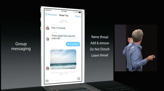 iOS 8 group text iOS 8 group text