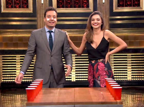Miranda Kerr, Jimmy Fallon Miranda Kerr, Jimmy Fallon