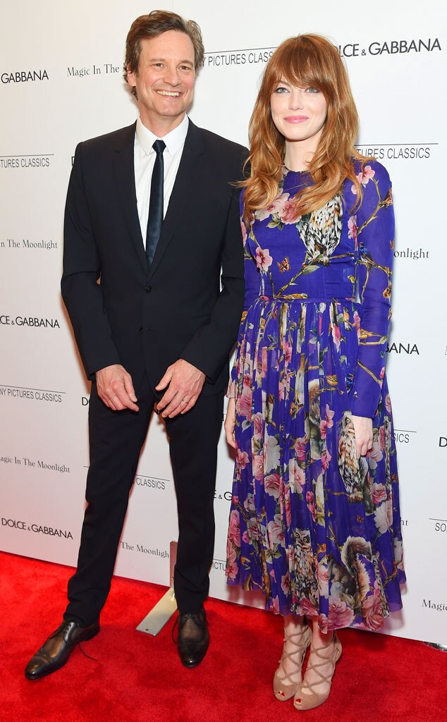 Colin Firth, Emma Stone Colin Firth, Emma Stone